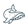 クジラのアイコン
